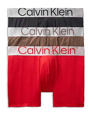 CALVIN KLEIN STEEL LOW RISE MICRO TRUNKS, PACK OF 3