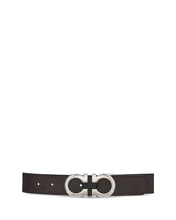 Ferragamo - Men's Ferragamo Double Adjustable Leather Belt