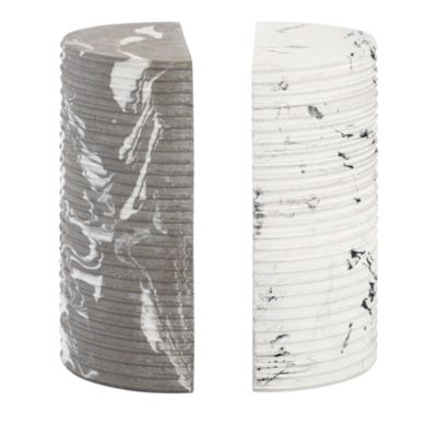 Terra Concrete Bookends, Set of 2