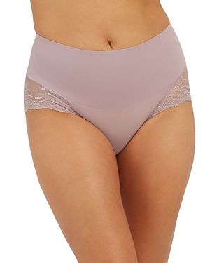 Spanx Undie-tectable Lace Hi-hipster Panty In Violet Umber