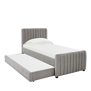Tov Furniture Angela Twin Trundle Bed In Gray