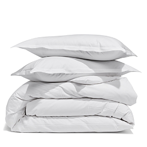 Hudson Park Collection Italian Percale Duvet Cover Set, King - 100% Exclusive In White
