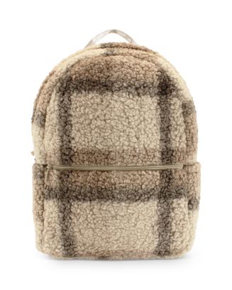 MYTAGALONGS Hazel Plaid Sherpa Backpack | Bloomingdale display picture 2