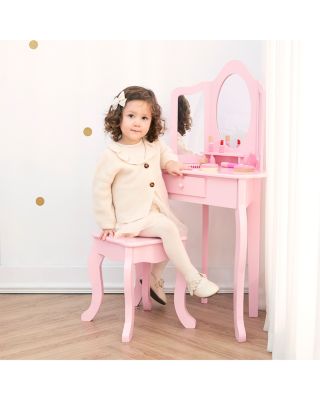 Kids Little Lady Alessandra Medium Corner Play Vanity - Ages 3-7