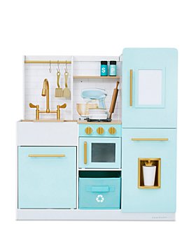 Teamson - Kids Biscay Delight Classic Play Kitchen Mint - Ages 3-7