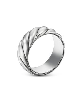 David Yurman - Men's Sterling Silver Sculptured Cable Band