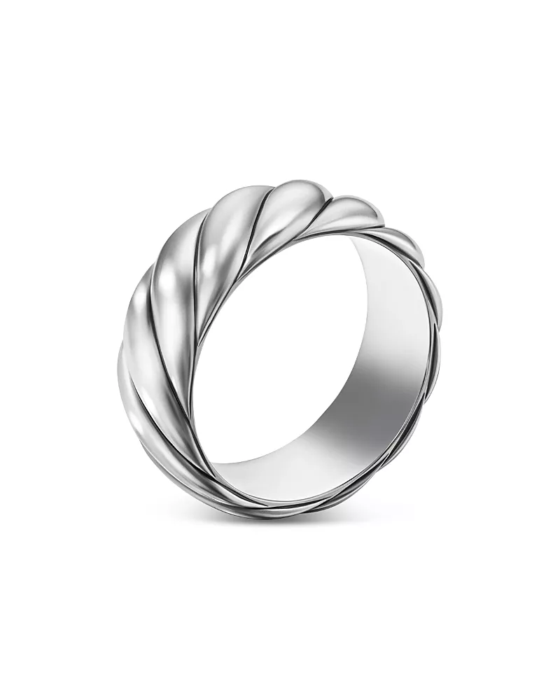 David Yurman Men's Sterling Silver Sculptured Cable Band