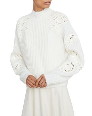 Vince - Crochet Trim Sweater