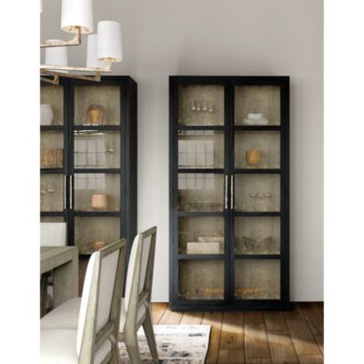 Linville Falls Shou Sugi Ban Curio Cabinet