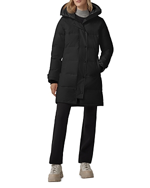 Shop Canada Goose Shelburne Hooded Down Parka In Black