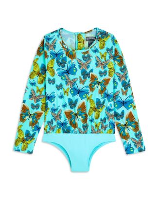 VILEBREQUIN Girls Long Sleeves Rashguard Relief Sparkling