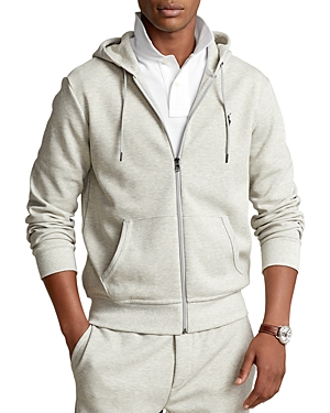 Polo Ralph Lauren Classic Fleece Hoodie In Gray Heather