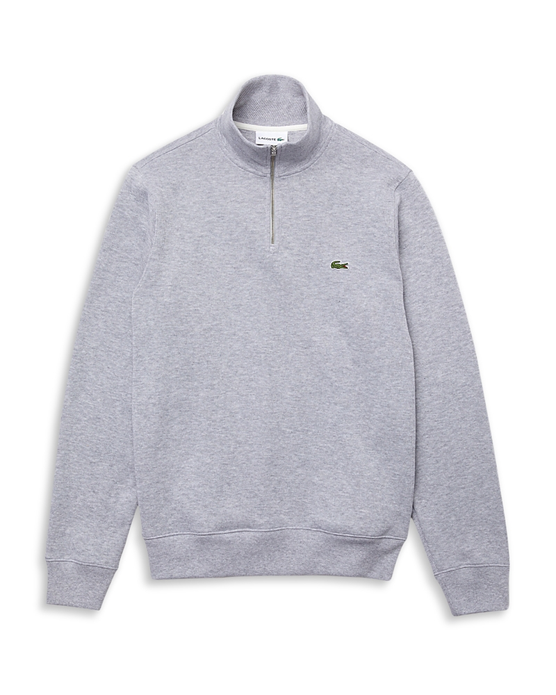 Lacoste Mock Neck Quarter Zip Pullover