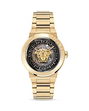 Versace Medusa Infinite Watch, 40mm In Black/gold