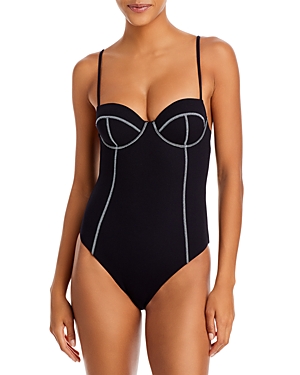 ONIA VALERIE SEAMED ONE PIECE SWIMSUIT
