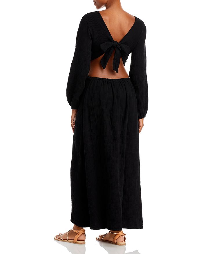 Shop Peixoto Serena Maxi Dress In Black Iris