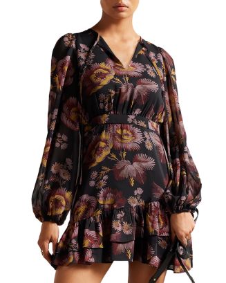 TED BAKER Peppss Mini Ruffle store Dress NWT