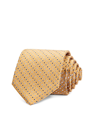 The Men's Store At Bloomingdale's Multi Dot Neat Silk Classic Tie - 100% Exclusive In Gold