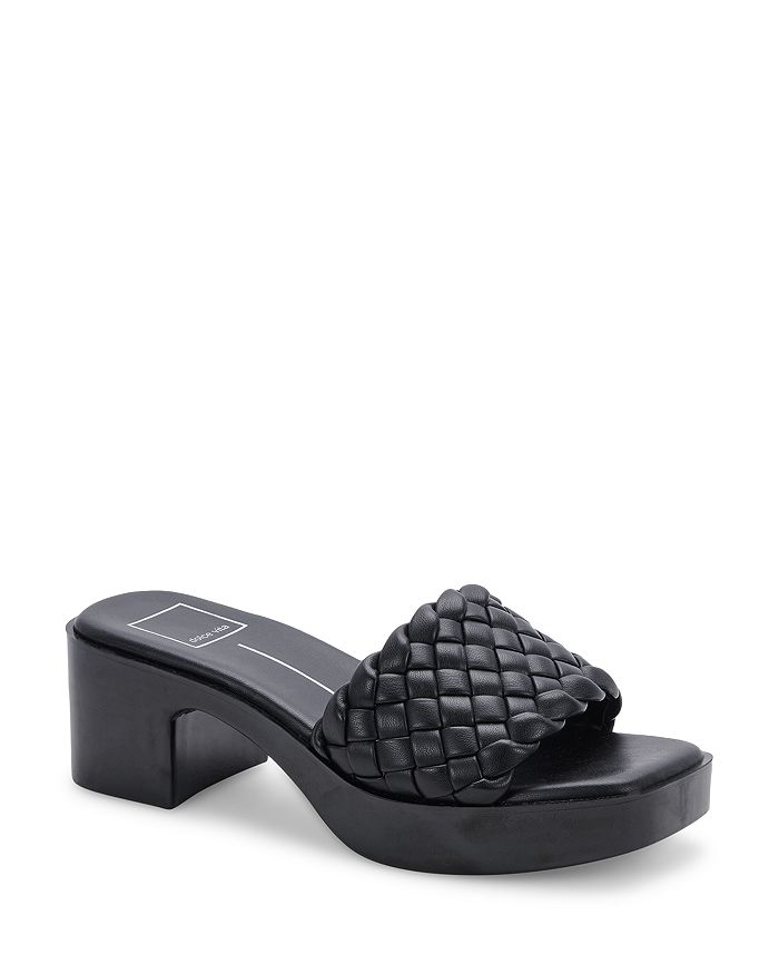 Dolce Vita Women's Goldy Slip On Woven Platform Sandals | Bloomingdale's