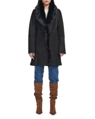 Sancy Toscana Trimmed Shearling Coat