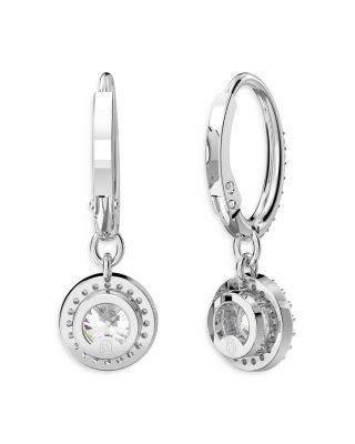 Una Huggie Hoop Drop Earrings