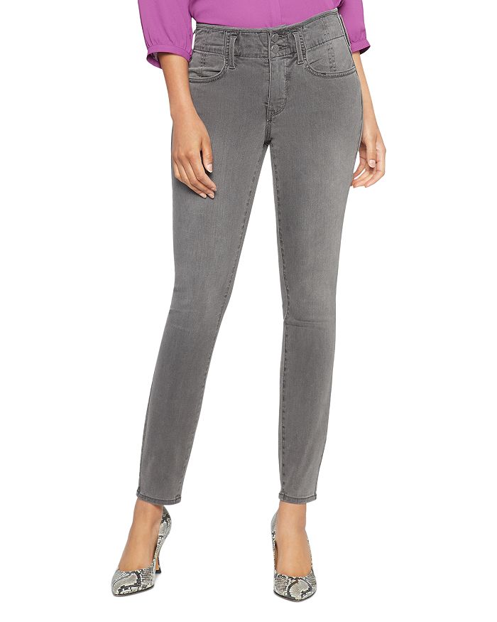 NYDJ Ami High Rise Skinny Hollywood Jeans in Smokey Mountain