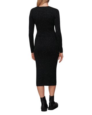 Annie Sparkle Knit Sweater Dress