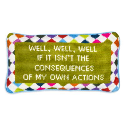 Furbish Studio - Consequences of My Own Actions Decorative Pillow