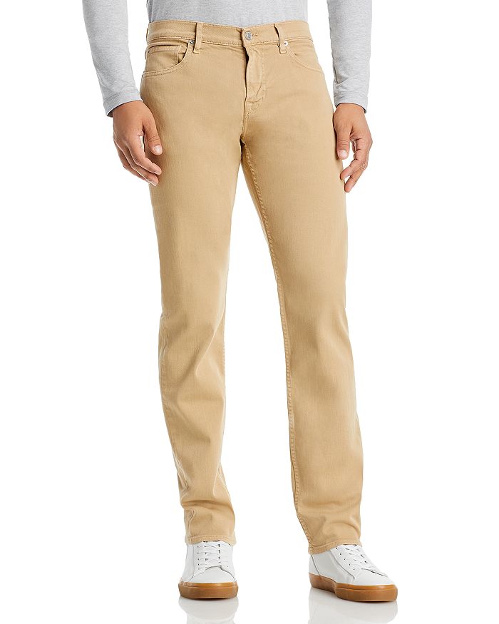 7 For All Mankind - Slimmy Slim Fit Jeans in Tan