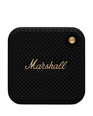 Marshall Willen Portable Speaker In Black/brass