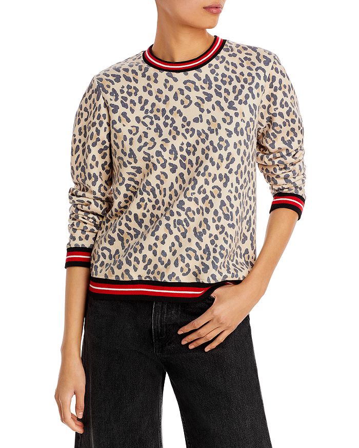 Cheetah pullover sweater hotsell