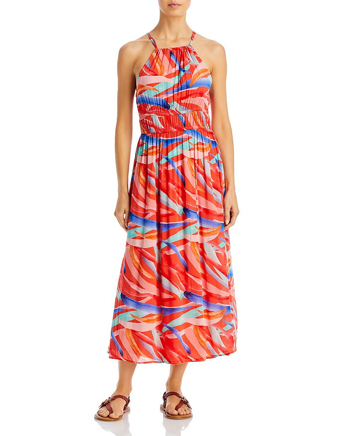 Bella Dahl Cinched Waist Halter Dress Bloomingdale's