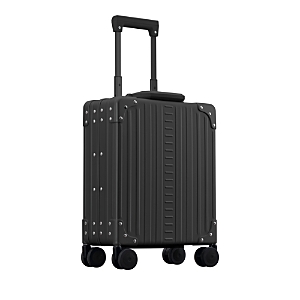 Aleon 16 Vertical Underseat Spinner Carry On Suitcase In Black