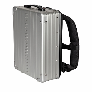 Aleon Aluminum Small Hybrid Backpack In Silver