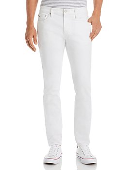 Michael Kors - Parker Cotton Stretch Slim Fit Jeans in White 