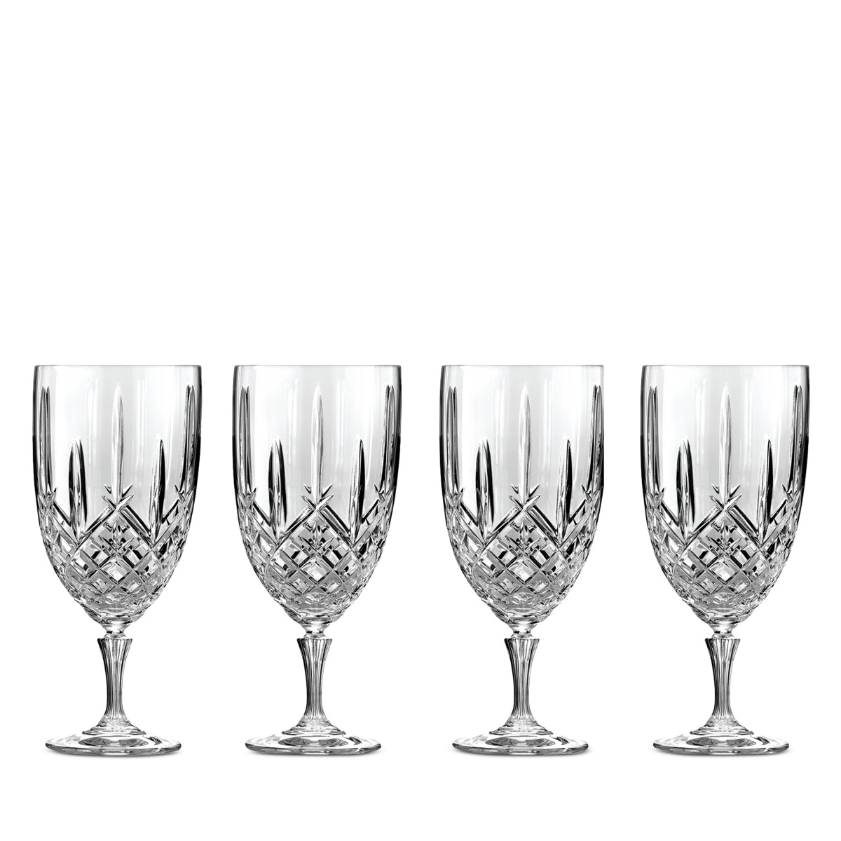 Waterford Marquis by Waterford Markham Iced Beverage Glasses, Set of 4 in Clear