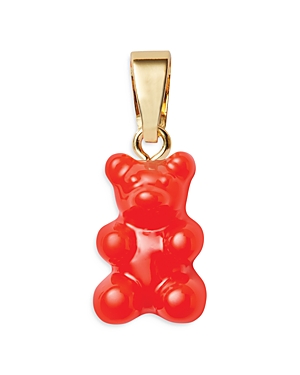 Crystal Haze Jewelry Nostalgia Bear Pendant In Red