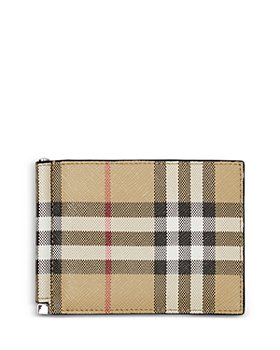 Burberry Men's Chase London Check Card Case
