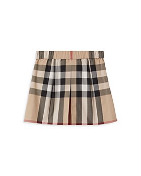 Burberry - Girls' Exaggerated Check Pleated Skirt - Baby