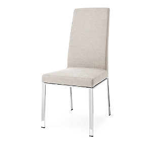 Calligaris Bess Dining Chair In Chrome/ Denver Sand