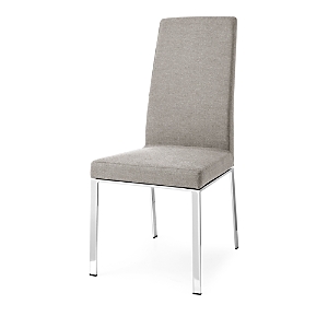 Calligaris Bess Dining Chair In Chrome/denver Chord