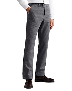 Ted Baker Kimbar Camburn Regular Fit Trousers In Charcoal