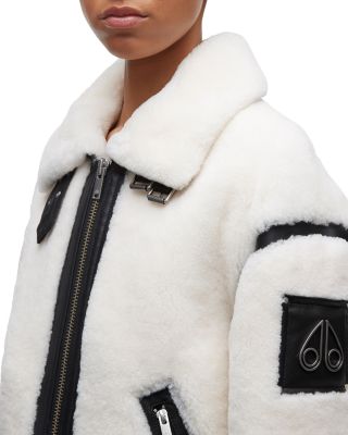 Moose Knuckles Golden Prairie Shearling Coat | Bloomingdale's