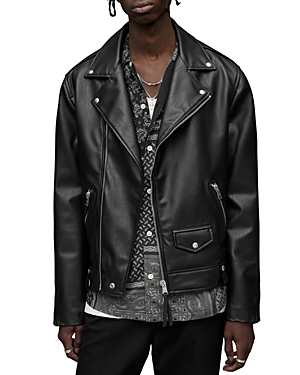 Allsaints Milo Faux Leather Biker Jacket