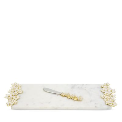 Michael Aram - Cherry Blossom Small Cheese Board with Knife