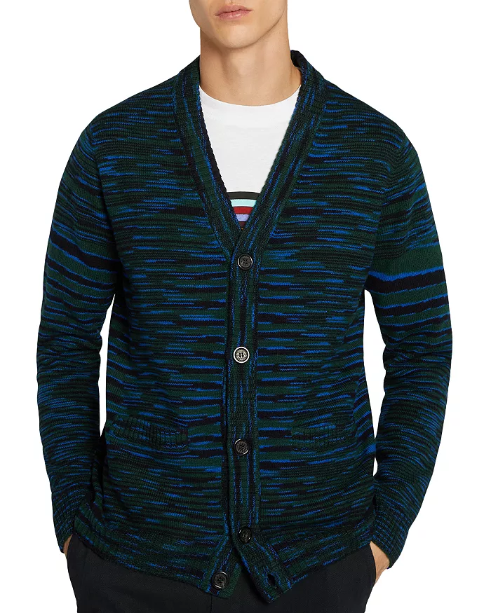 Missoni V-Neck Front Button Cardigan Sweater