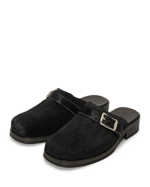 Our Legacy Ssense Exclusive Black Leather Camion Mule Loafers In Black