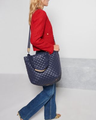 Medium Quilted Nylon Metro Tote Deluxe