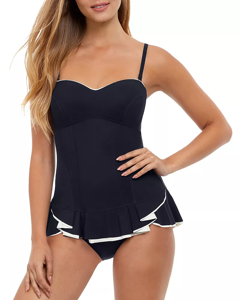 Profile by Gottex Belle Curve Bandeau Swimdress