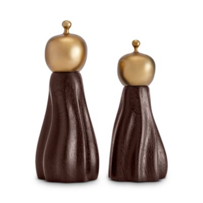 Haas Fantomes Salt and Pepper Mill, Set of 2